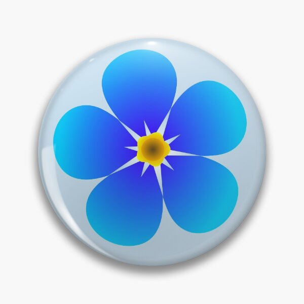 Item preview, blue yellow flower designed and sold by sohelsayyad.