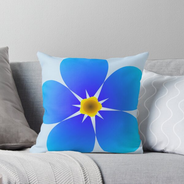Item preview, blue yellow flower designed and sold by sohelsayyad.
