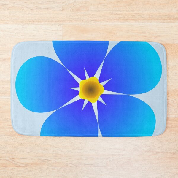 Item preview, blue yellow flower designed and sold by sohelsayyad.