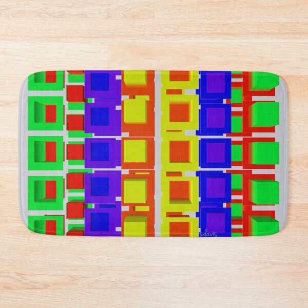 Item preview,  Abstract Geometric Primary & Secondary Colors 72720 designed and sold by mandalafractal.