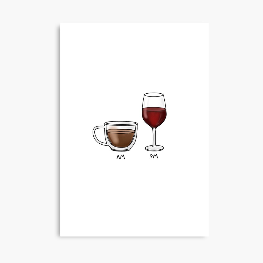 Morning Wine Starbucks Coffee Sticker // Laptop Sticker Vinyl