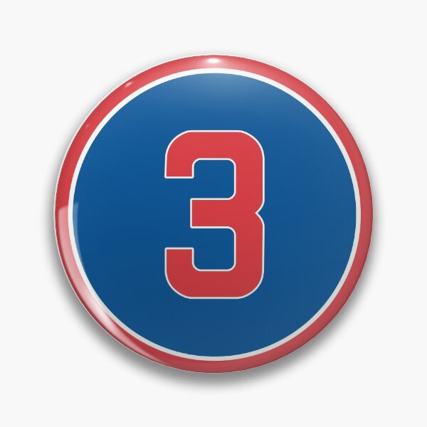 Item preview, David Ross #3 Jersey Number designed and sold by StickBall.