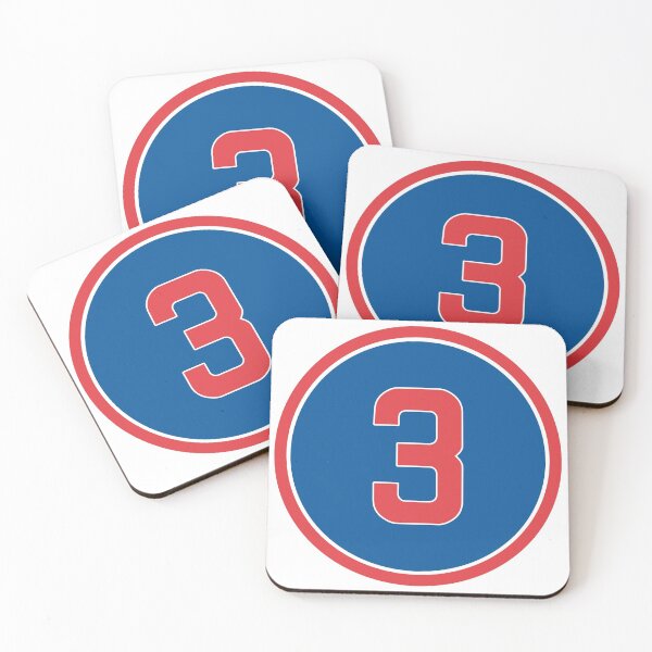 Item preview, David Ross #3 Jersey Number designed and sold by StickBall.