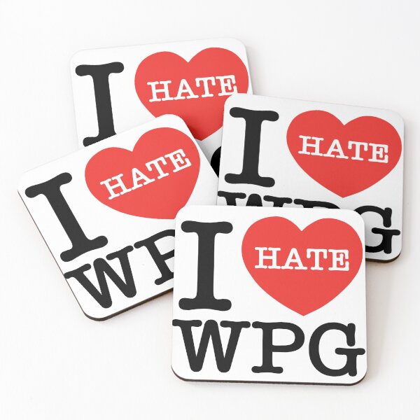 Item preview, I HEART/HATE WPG designed and sold by wowthatsnotgood.