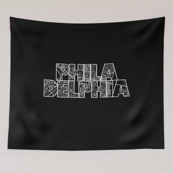 Item preview, Philadelphia, PA Street Map designed and sold by thestreetslocal.