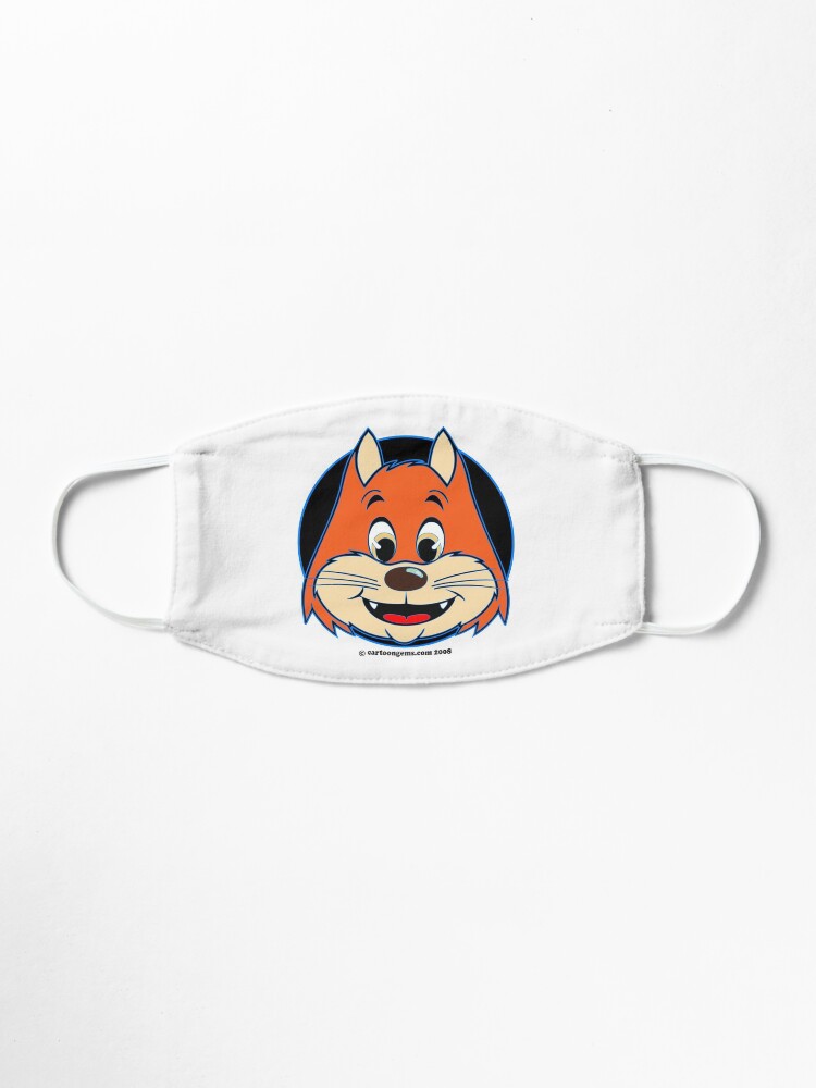Alternate view of Katnap Orange Retro Cat Mask