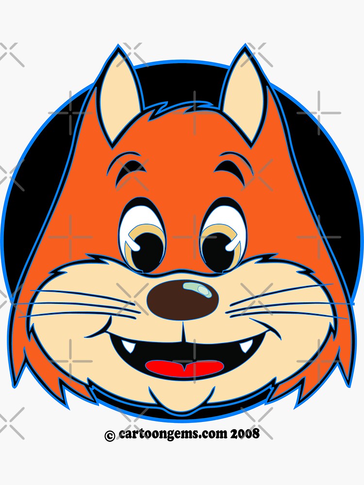 Katnap Orange Retro Cat by CartoonGems