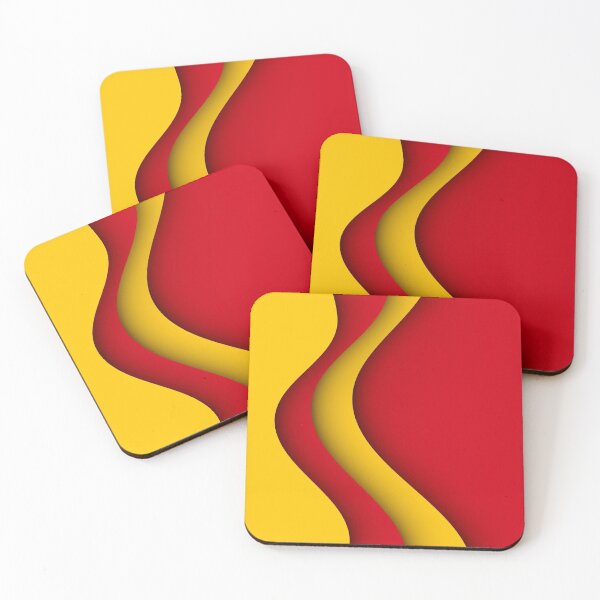 Item preview, Waves of red and yellow designed and sold by lathspell.