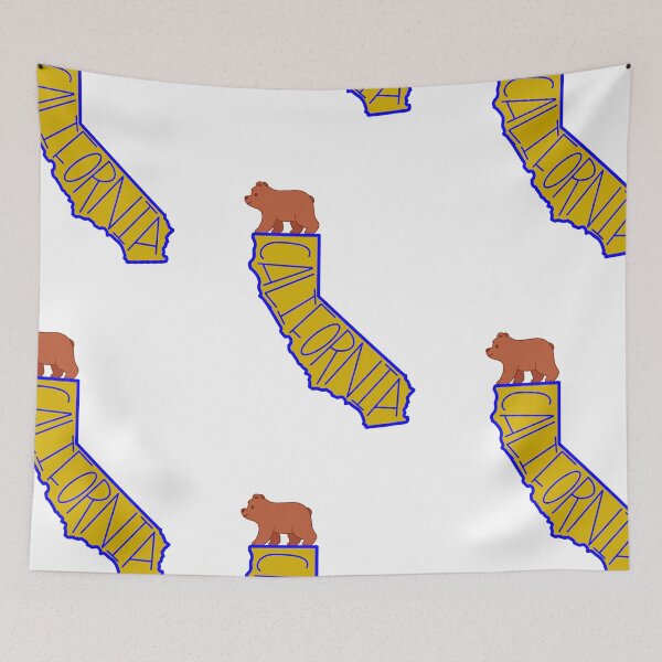 Item preview, California with bear designed and sold by Artverseodyssey.