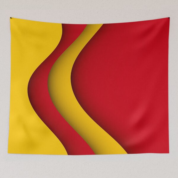 Item preview, Waves of red and yellow designed and sold by lathspell.