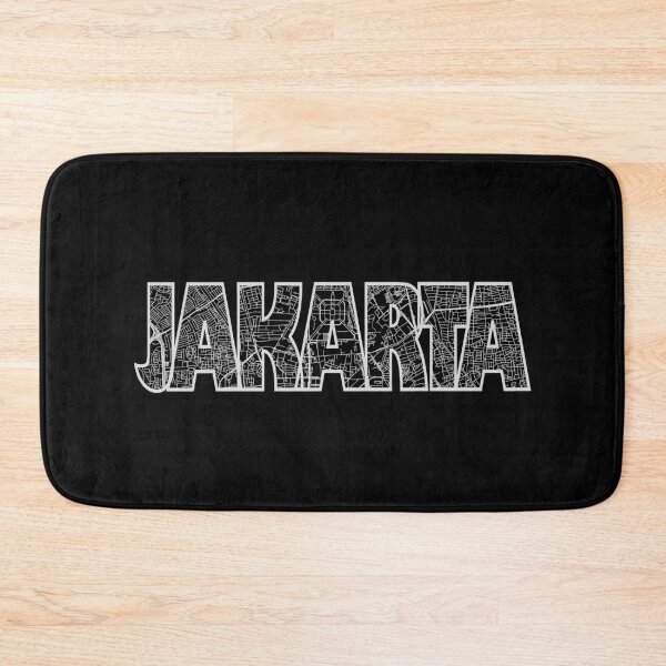 Item preview, Jakarta, Indonesia Street Map designed and sold by thestreetslocal.