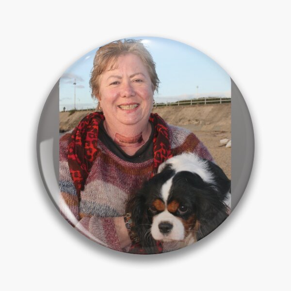 Item preview, Cathie(photographer) & her Cavalier King Charles Terrior, Darling designed and sold by Cathie Brooker.