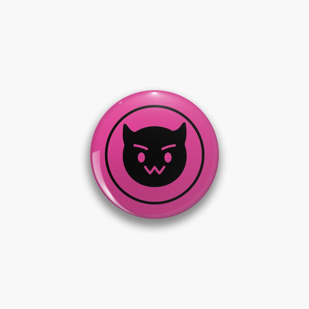Towa Hololive Vtuber - Pink Devil Button Badge for Cosplay Pin