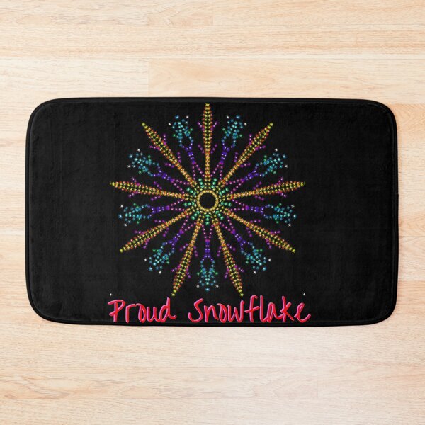 Item preview, Proud snowflake, rainbow colors designed and sold by LittleAngy.