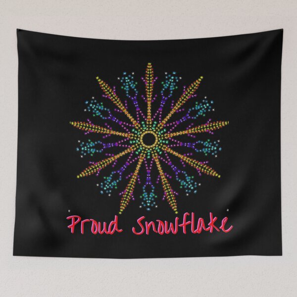 Item preview, Proud snowflake, rainbow colors designed and sold by LittleAngy.