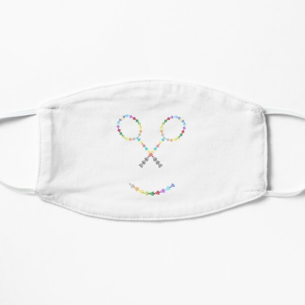 Badminton Smile Flat Mask