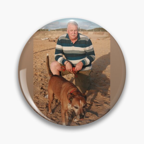 Item preview, 40. Lloyd with Jessie the Staffy X designed and sold by Cathie Brooker.