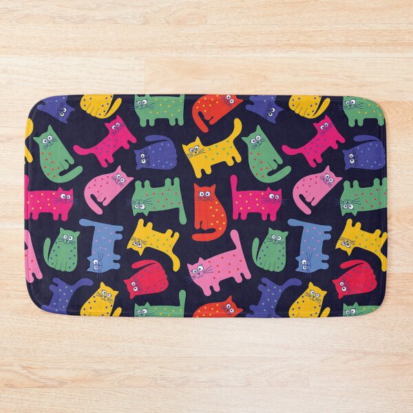 Item preview,  Funny Cute cats colorful designed and sold by TopDesignArt.