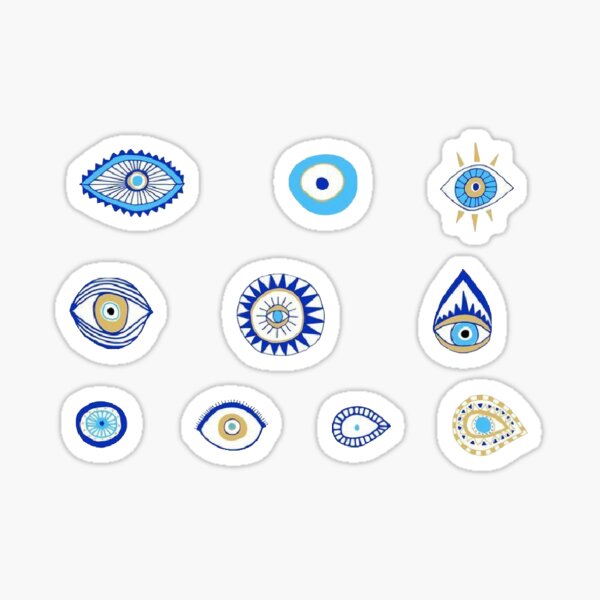 Evil Eyeball Sticker - Naked Eye Studio