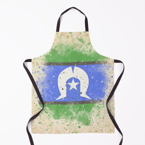 Item preview, Watercolour/grunge Torres Strait Islands Flag designed and sold by Joey27.