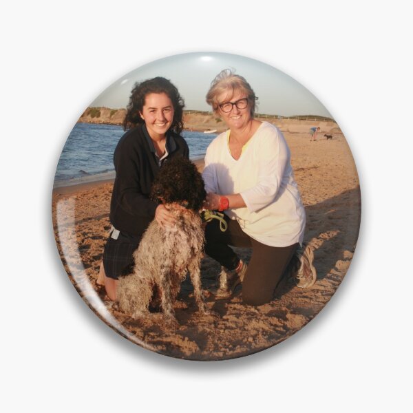 Item preview, 35. Lisa & Nicola with Labradoodle Sid designed and sold by Cathie Brooker.