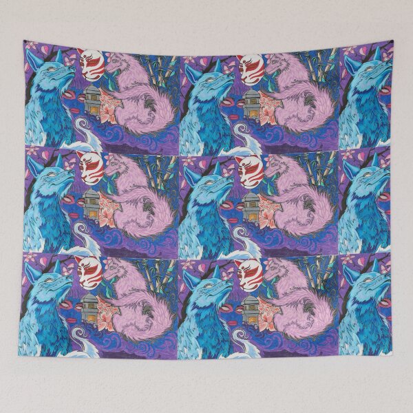 Item preview, Fantasy Foxes Enthralled in Forest designed and sold by QuixoticInk.