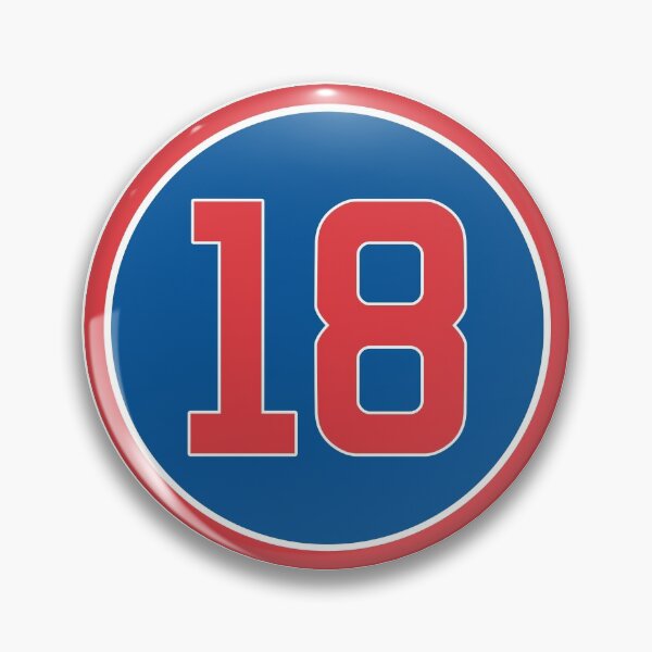 Item preview, Ben Zobrist #18 Jersey Number designed and sold by StickBall.