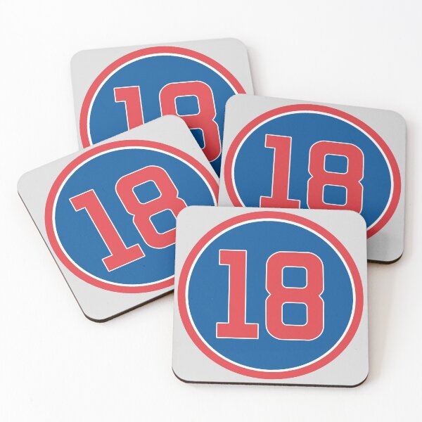 Item preview, Ben Zobrist #18 Jersey Number designed and sold by StickBall.