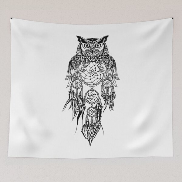 Item preview, Owl Dream Catcher designed and sold by JTS STORE.