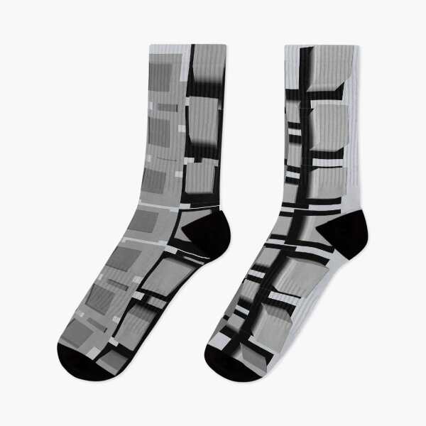 Item preview, Abstract Geometric Black & White 72820 designed and sold by mandalafractal.