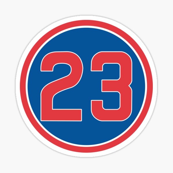 Item preview, Ryne Sandberg #23 Jersey Number designed and sold by StickBall.