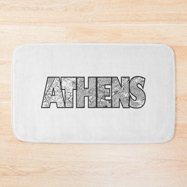 Item preview, Athens, Greece Street Map designed and sold by thestreetslocal.
