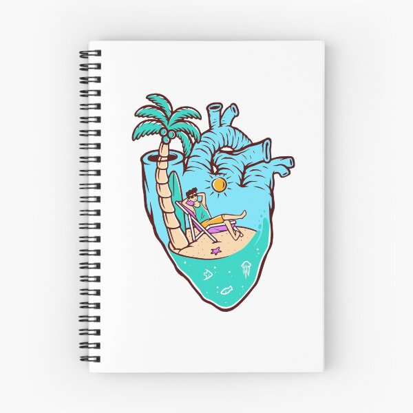 Item preview, Beach in my heart designed and sold by teenlabel.