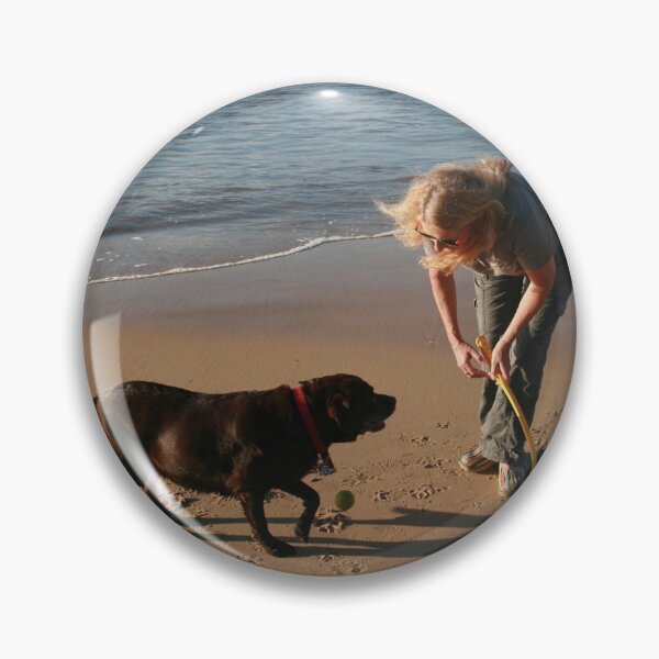 Item preview, 21. Carole & her Chocolate Labrador designed and sold by Cathie Brooker.