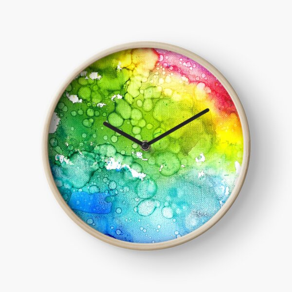 Rainbow Rush Clock