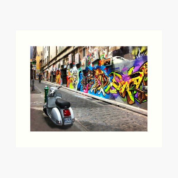 Item preview, Hosier Lane Graffiti designed and sold by Roz McQuillan Fine Art & Photography.