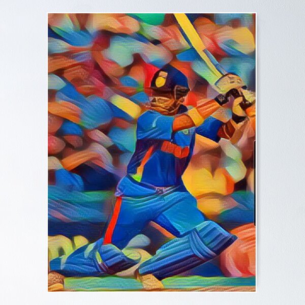 Item preview, Indian Cricket Batsman, Little Master designed and sold by DomGDesign.