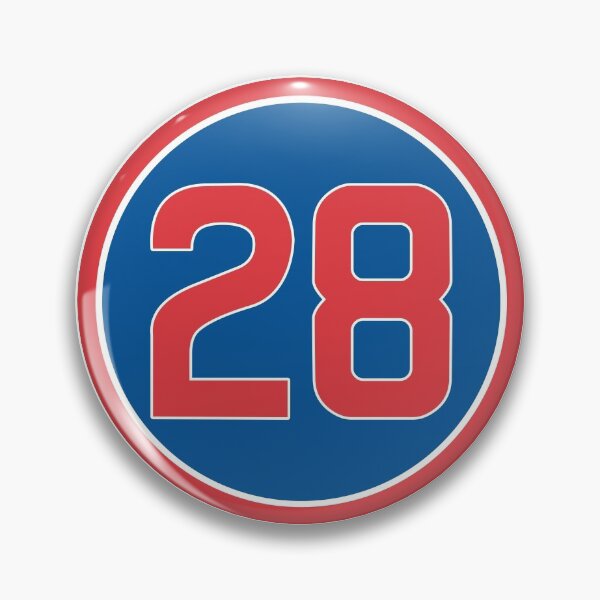 Item preview, Kyle Hendricks #28 Jersey Number designed and sold by StickBall.