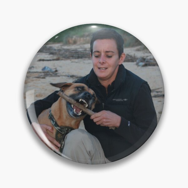 Item preview, 26. Kellie & her Ridgeback Cross Oli designed and sold by Cathie Brooker.
