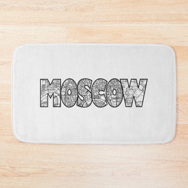 Item preview, Moscow, Russia Street Map designed and sold by thestreetslocal.