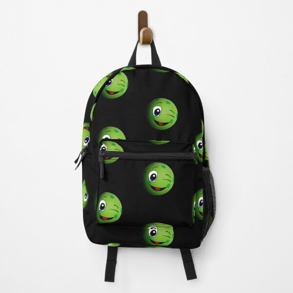 Item preview, Green Pickleball Winking Emoticon designed and sold by RiffXS.