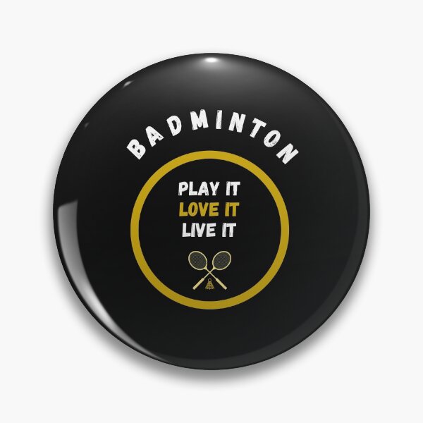 Item preview, BADMINTON - play, love, live it designed and sold by BadmintonStore.