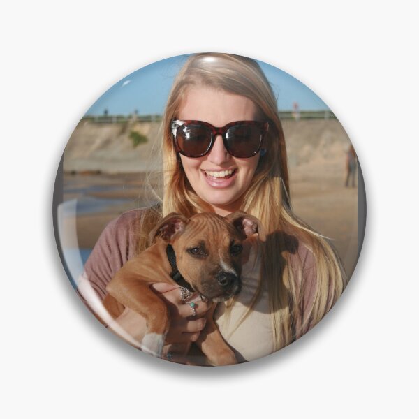 Item preview, 20. Bree & her Staffy Puppy Indie designed and sold by Cathie Brooker.
