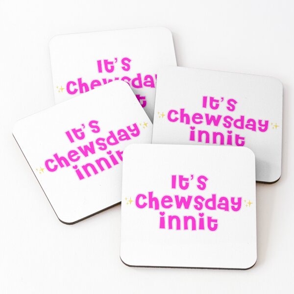 Item preview, It’s Chewsday Innit- British Design  designed and sold by floweryhaven.