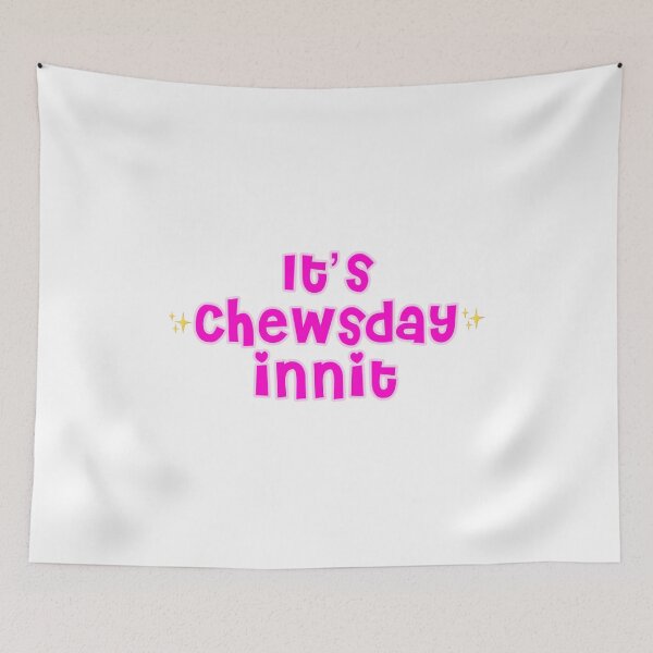 Item preview, It’s Chewsday Innit- British Design  designed and sold by floweryhaven.