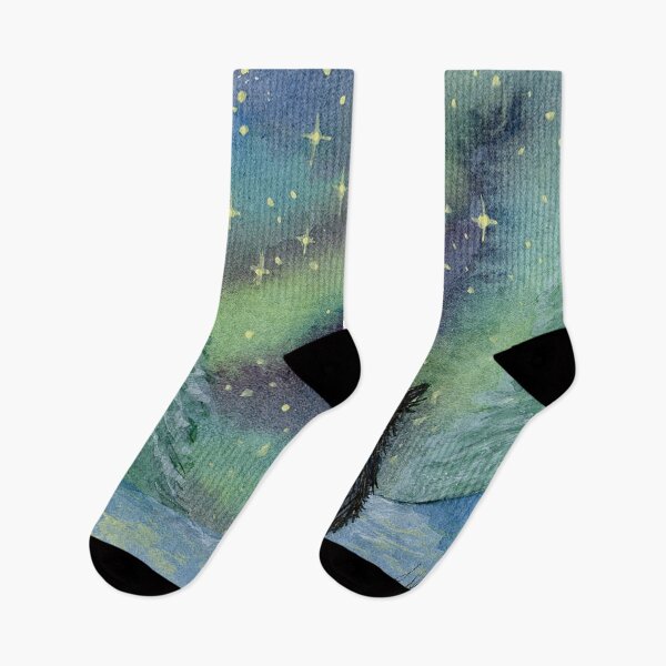 Item preview, All is calm, Border Collie dog, star light scene designed and sold by SusanAlisonArt.