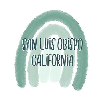 Artwork thumbnail, San Luis Obispo Rainbow Watercolor by Sara Theodozio