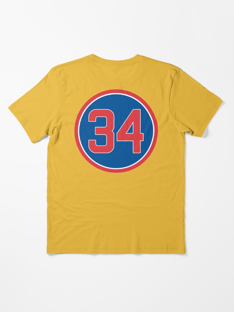 Jon Lester #34 / Kerry Wood #34 Jersey Number Essential T-Shirt for Sale  by StickBall