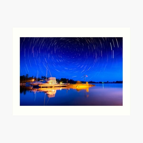 Two hours Before Dawn - Leech Lake, MN Art Print