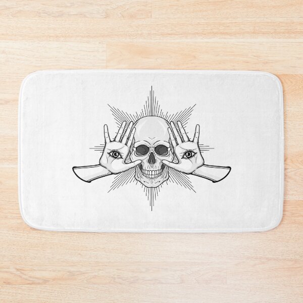 Item preview, Skull, human hands, all-seeing eyes. designed and sold by YanaZvereva.